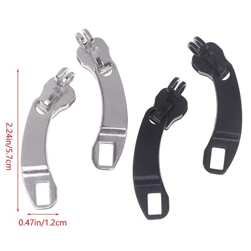 5 par 8# główka zamka z otworem na kłódkę do ubrań DIY, walizki, plecaka, ściągacz do zamka, zestaw naprawczy, materiał do szycia DIY