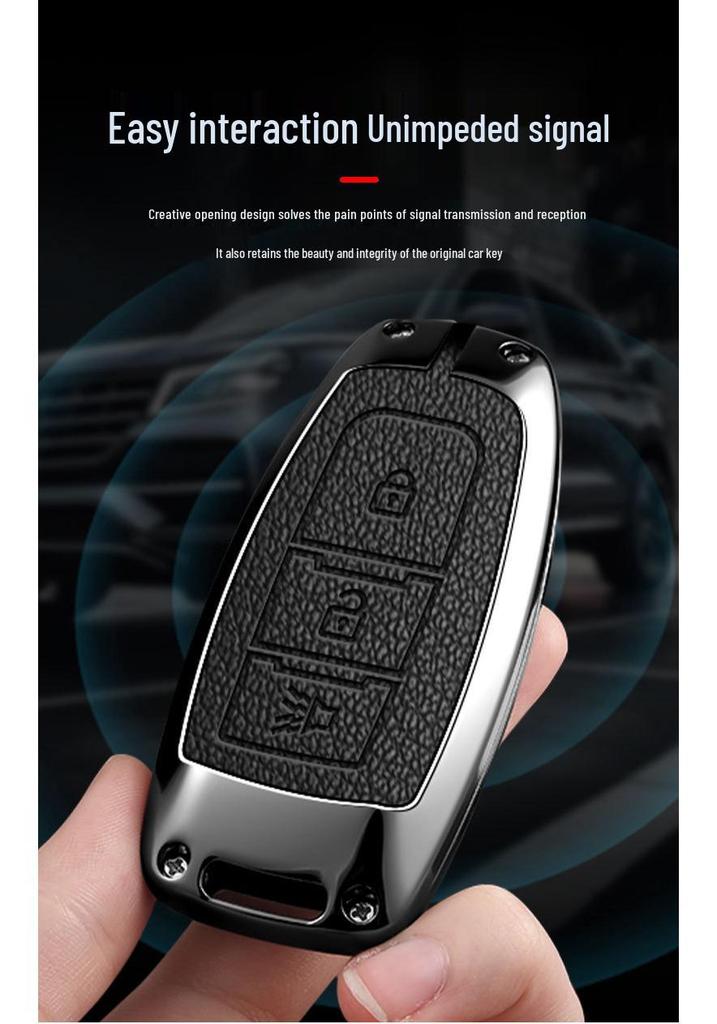 Dongfeng Nissan Rich Qi 7 Key Shell: Metal Key Cover Protection for 25 Model Fengdu Paladin