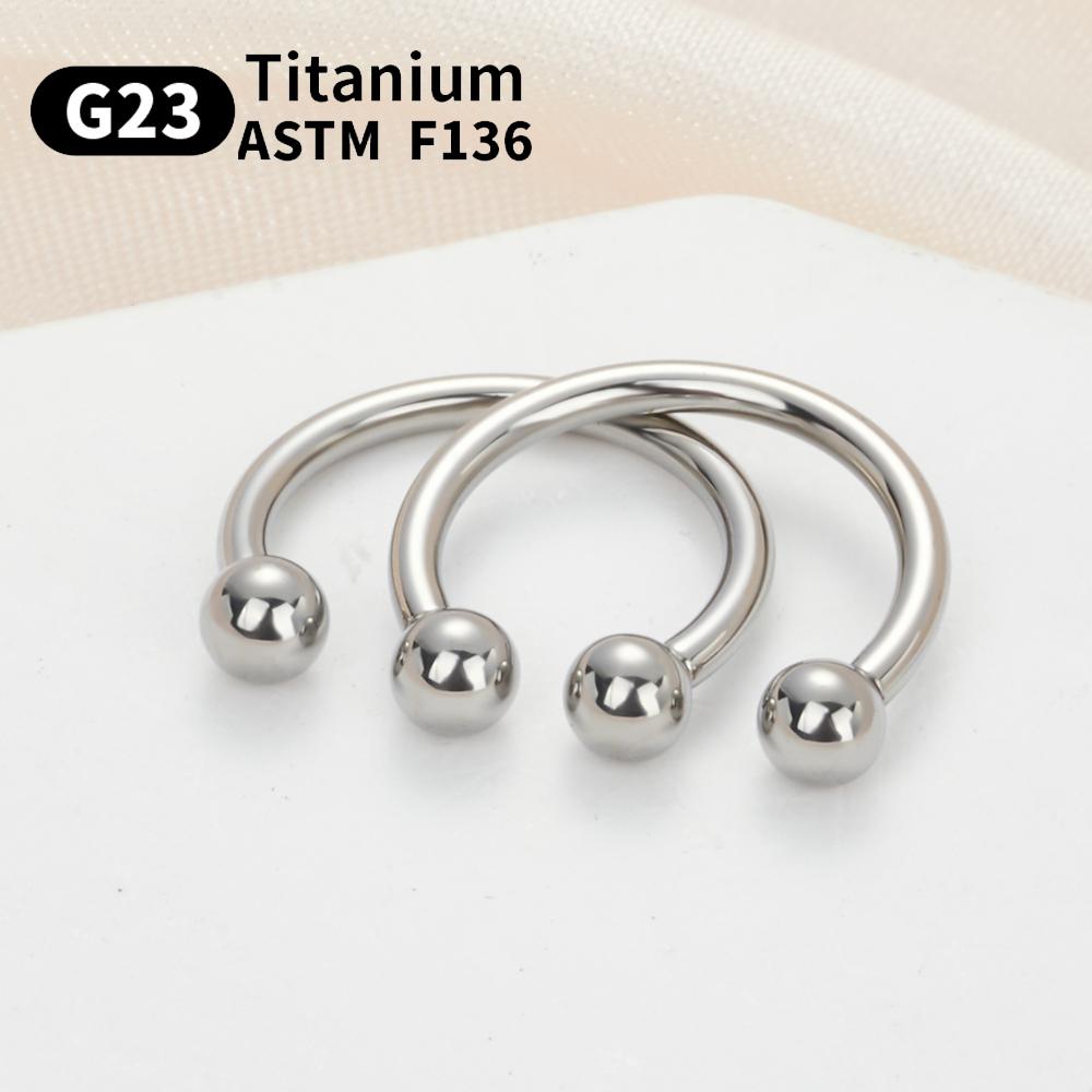 1/5 Stück G23 Titan Nasenringe Piercings Lippe Augenbraue Ohr Septum Helix Knorpel Septum Körperschmuck Piercing Labret Nase C-Stab