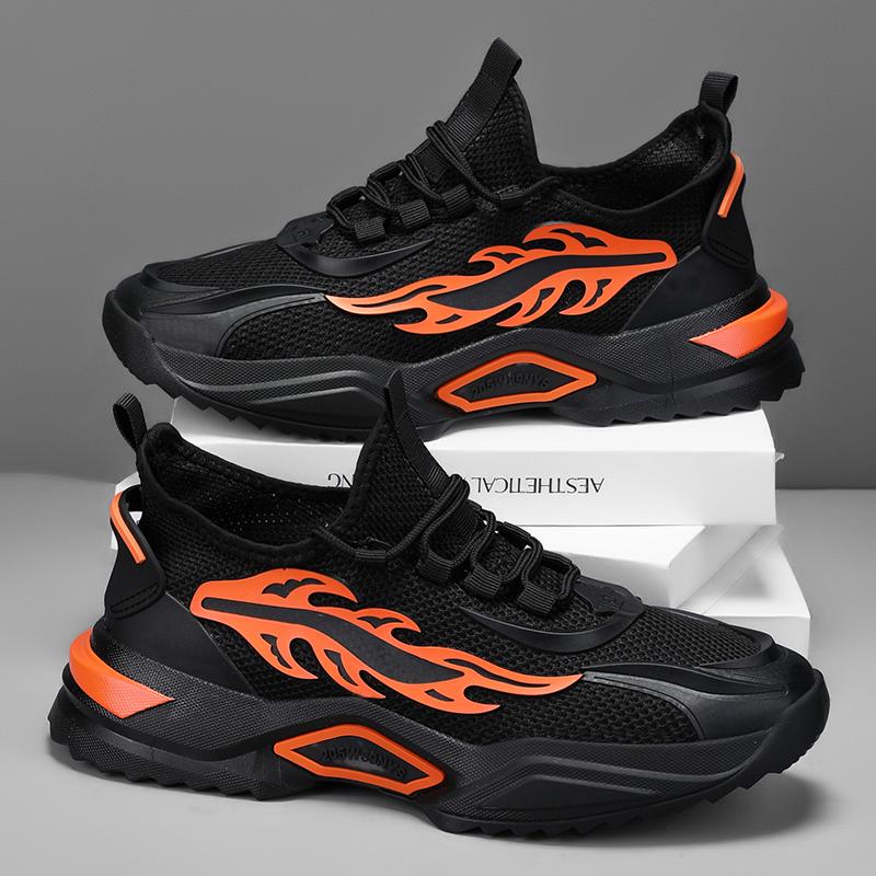 Scarpe da Uomo Sneaker Casual Traspirante Leggera Scarpa Sportiva Outdoor Mesh Nera Scarpe da Passeggio Atletiche Jogging Tenis Scarpe da Corsa