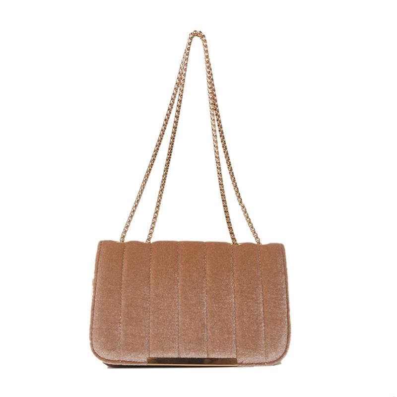 Women Casual Shoulder Bag Small Square Bag Chain Strap Crossbody Bags Simple Clutches Messengers Bags for Wedding Daily