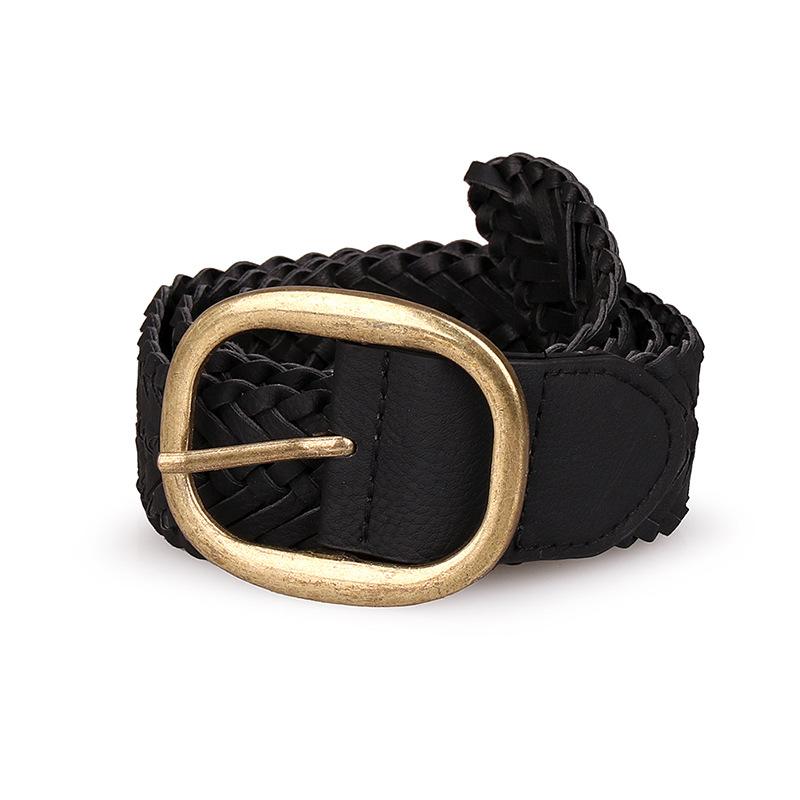 Universal Men and Women, Non-hole Woven Versatile Casual Belt