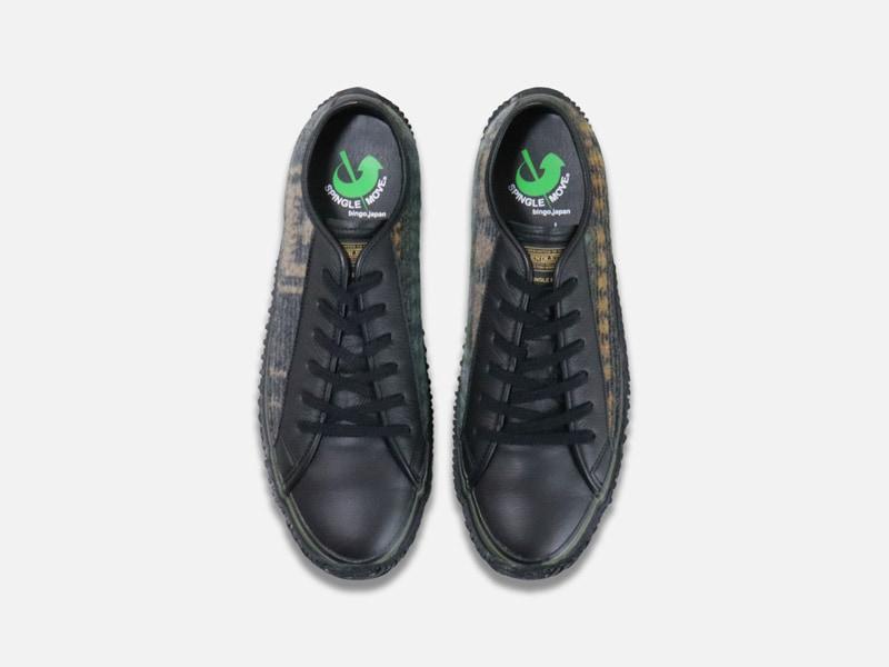 Spingle Japanese Handmade Sneakers Spm-1036 Black