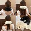 Korean Lace Hair Tie: Chic Women's Fashion Floral Elastic Hair Accessory 2025