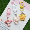 Cute Cartoon Resin Keychain: Sweet & Versatile Backpack accessory