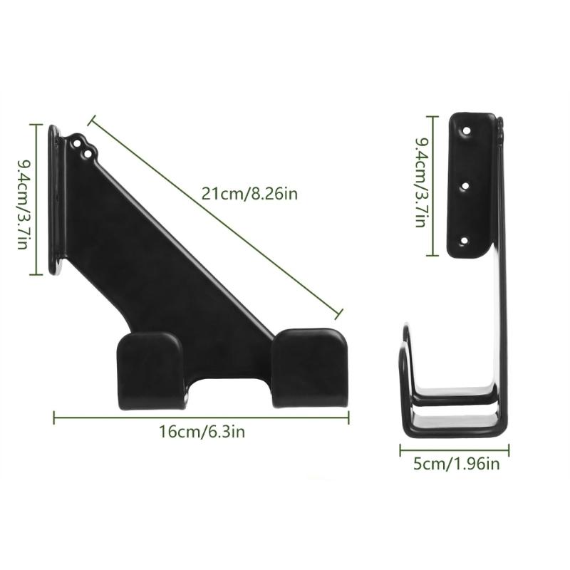 Garage Wall Hanger Rack for Chainsaw Storage Heavy Duty AntiScratch Easy Installation Tool Organizers Steel Construction