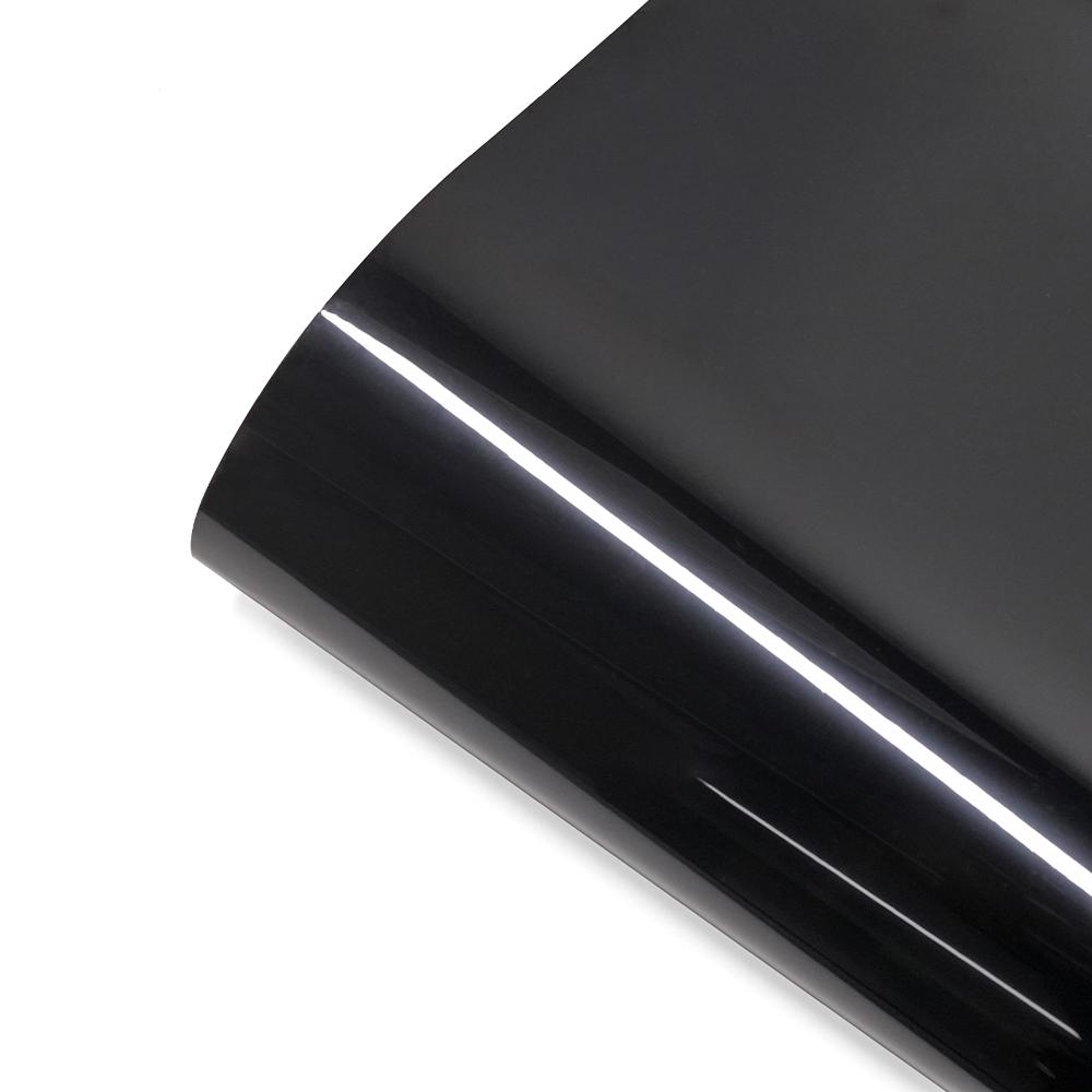 

Ultra Gloss PET Piano Black Car Vinyl Wrap Film Sticker Self Adhesive DIY Vinyl Air Release Wrapping Roll Decal Auto Accessories 1Mx1.52M