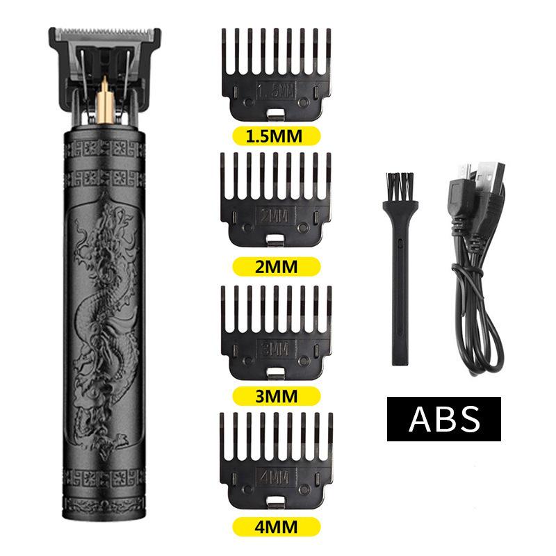 T9 Rechargeable Retro Hair Clipper - Electric Razor for Precision Hair Carving and Trimming