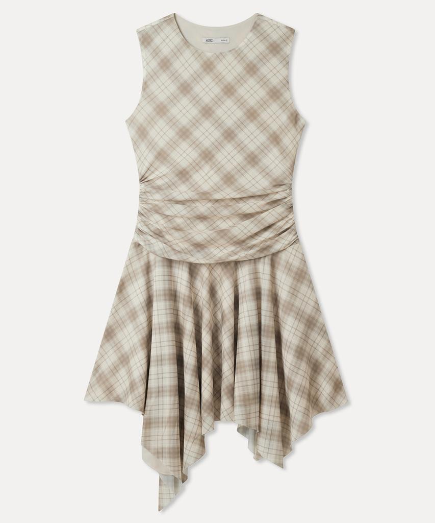 MIXXO Check Layered Dress_Miwowg619G