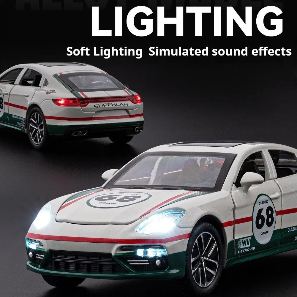 1:32 Scale Panamera Macan Model Car Toy Sound Light Doors Opened Alloy Diecast Sports Cars Models Home Decor Decoration