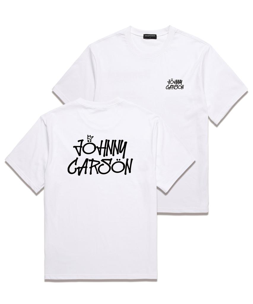 JOHNNY CARSON Urban Crown Short Sleeve T-Shirt (Jcss103) White