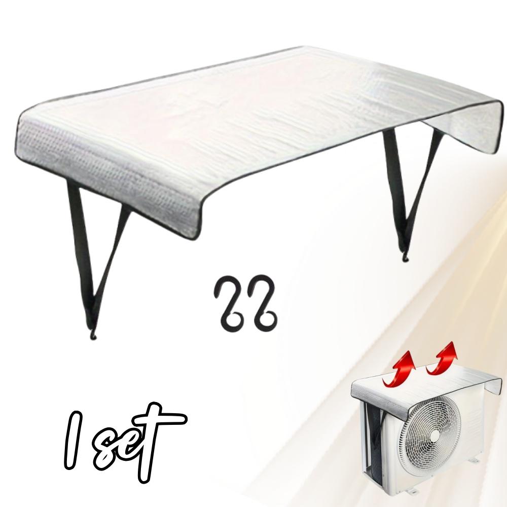 1/3 шт. Прочный чехол для кондиционера, всепогодный щит для кондиционера, энергосберегающая дышащая решетка, уличный солнцезащитный козырек для кондиционера, протектор 95 x 46.5cm