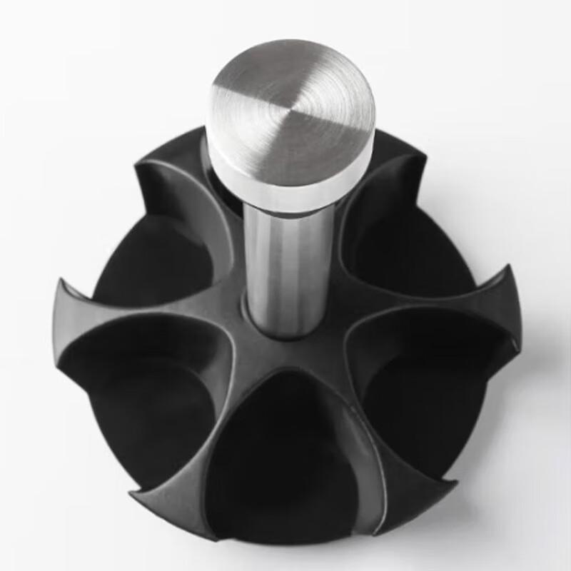 7-Piece Rotating Glass Seasoning Jar and Bottle Set