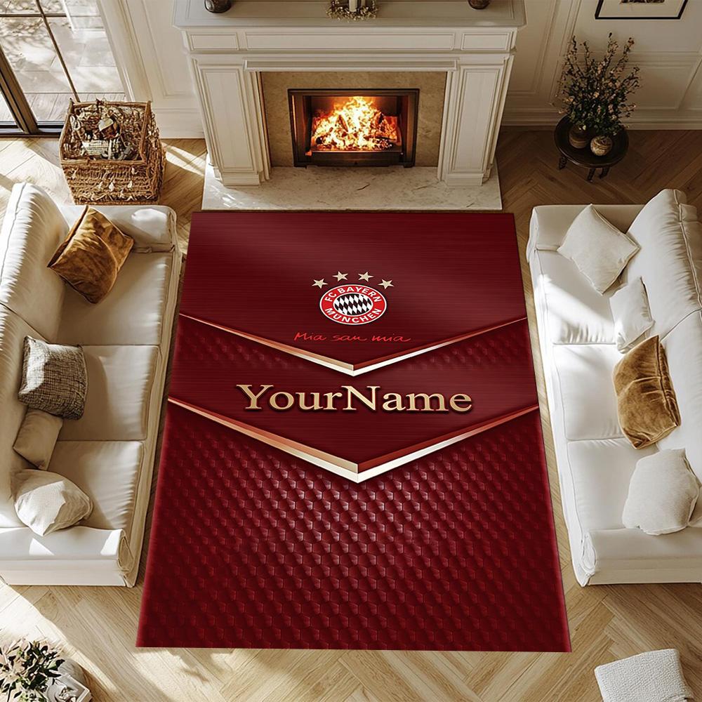 Fc Bayern München (7) Customize your name rug, office chair cushion, home bedroom living room gift.