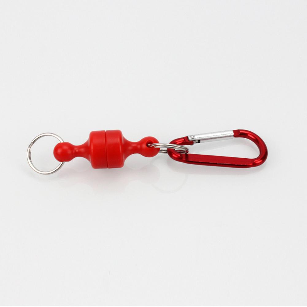 Aluminiumlegierung Magnetischer Verschluss Multifunktionaler Karabiner Outdoor Sport Angeln Schnalle Stark Magnetisch 12cm 28g Magnetischer Clip