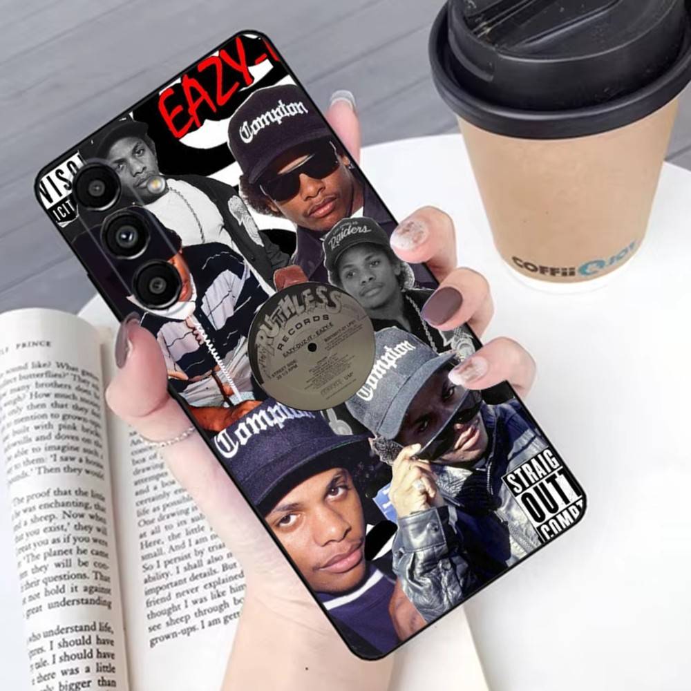 

Rapper E-Eazy E Phone Case For Samsung S 25,24,23,22,30,21,10,9,Ultra,Plus,Lite,FE,4G,5G Black Soft Case Samsung S24Plus