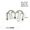 Zinc Alloy Kongming Puzzle Lock: Disentanglement Ring Educational Toy