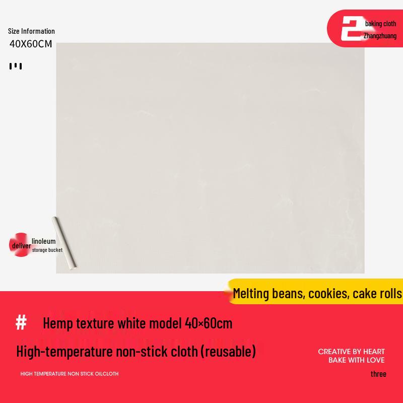 Non-Stick, Reusable, High-Temperature Baking Paper for Cakes, Household & Commercial Use