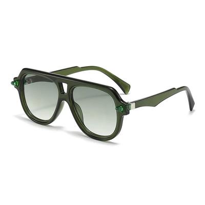 New Double Beam Personality Sunglasses Trendy Large Frame Fashion Sunshade Glasses for Women Men
