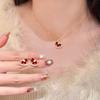 Fashion Jewelry New Year Horse Earrings Rhinestone Collarbone Chain Chinese Style Pony Earrings Cartoon Gold