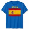 Spain Spanish Day Unisex T Shirts Grunge Flag Country Gift Football Novelty