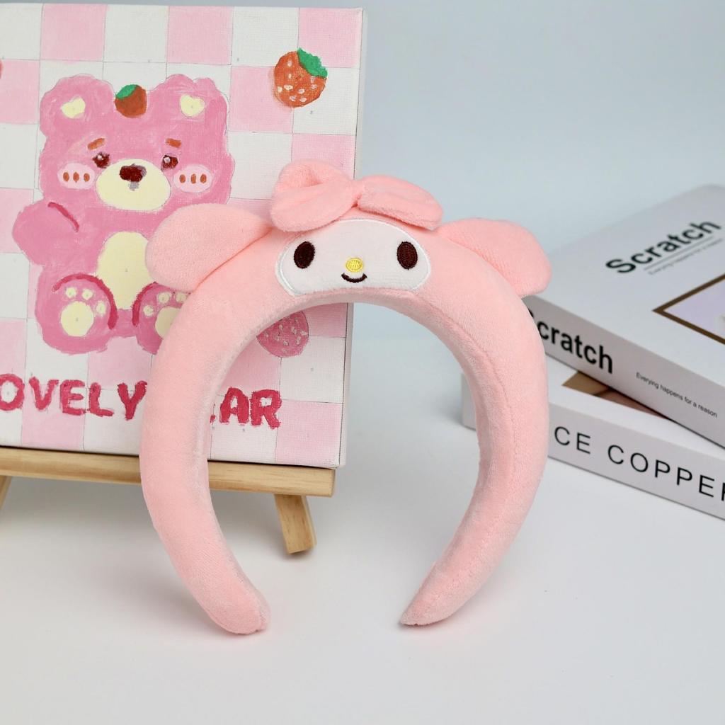 Sanrio Kuromi Kids' Headband, 3D Cartoon Non-slip Hair Accessory for Face Washing