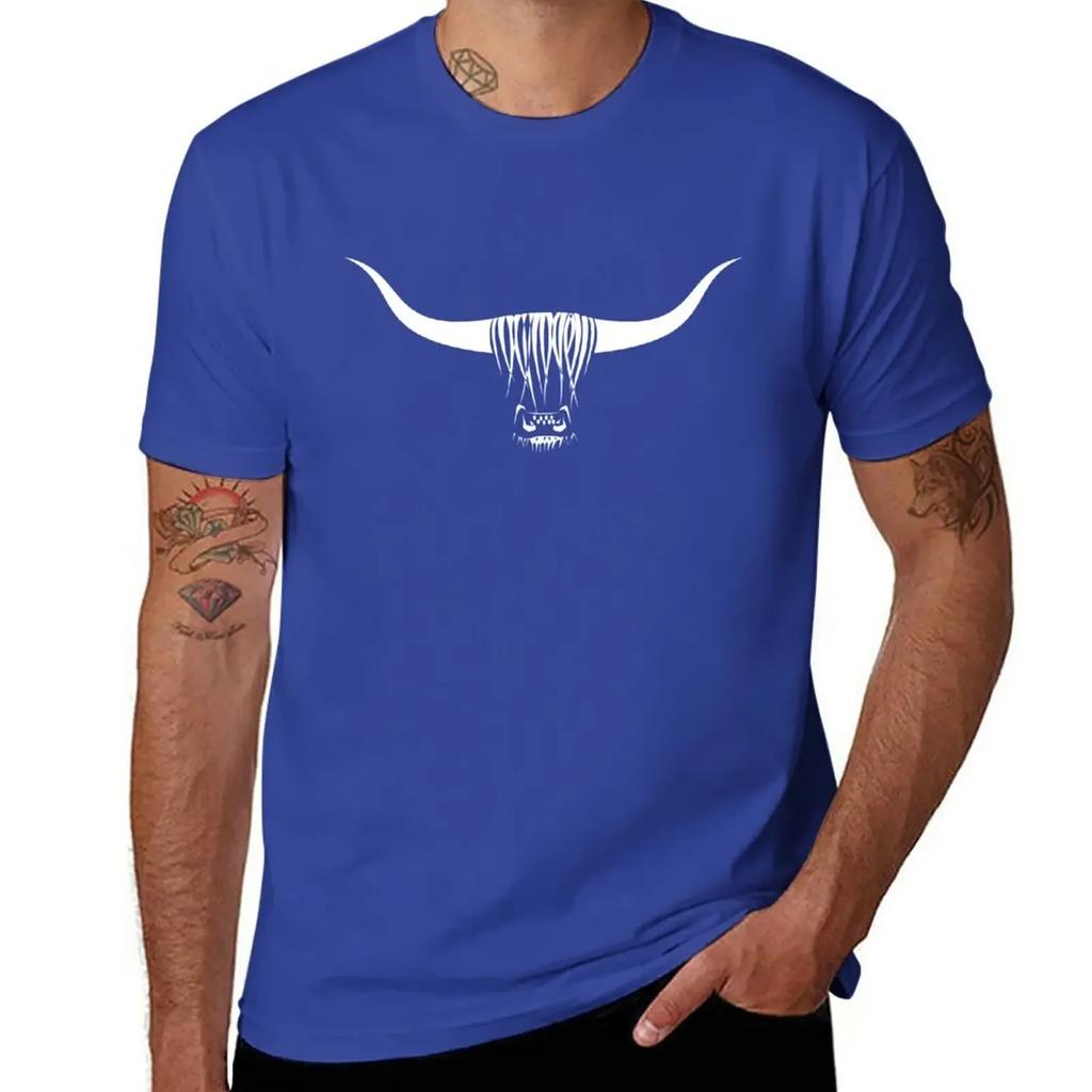 Highland Cow T-Shirt hippie clothes boys animal print men t shirts