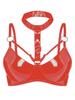 S-3XL Halter Lesklý Faux PU Kůže Bustier Top Punčocháče Bikini Crop Topy Krátký Croptop Sexy Klubové Oblečení Bez Rukávů S Knoflíky Camis