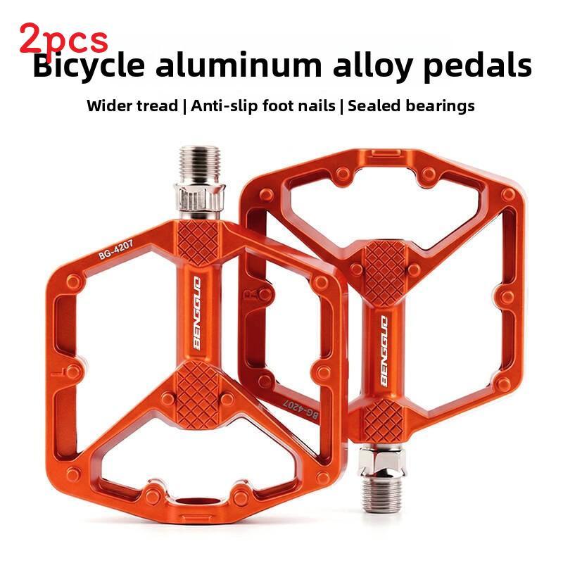 Fahrradpedale Aluminiumlegierung Mountainbike Rennrad Antirutsch Schnellspanner Doppellager