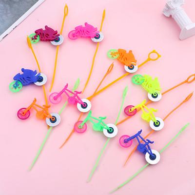 10Pcs Hand Pull Toys Pocket-sized Battery-Free Inertia Drive Bike/Motorcycle Clockwork Toy