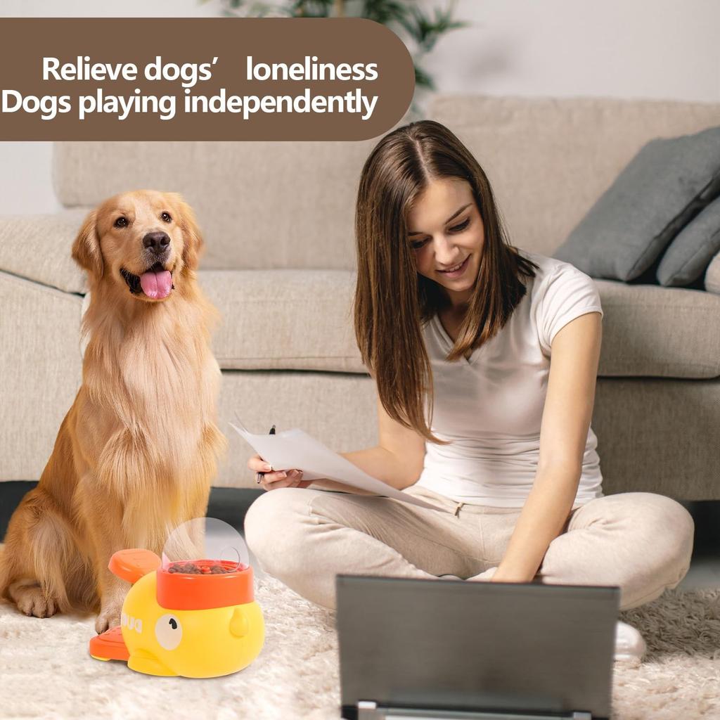 Pet Treat Dispenser Toy Dog Slow Puzzle Feeder Interactive Duck Treat Dispenser Automatic Feeder Toys for Dog Training Supplies