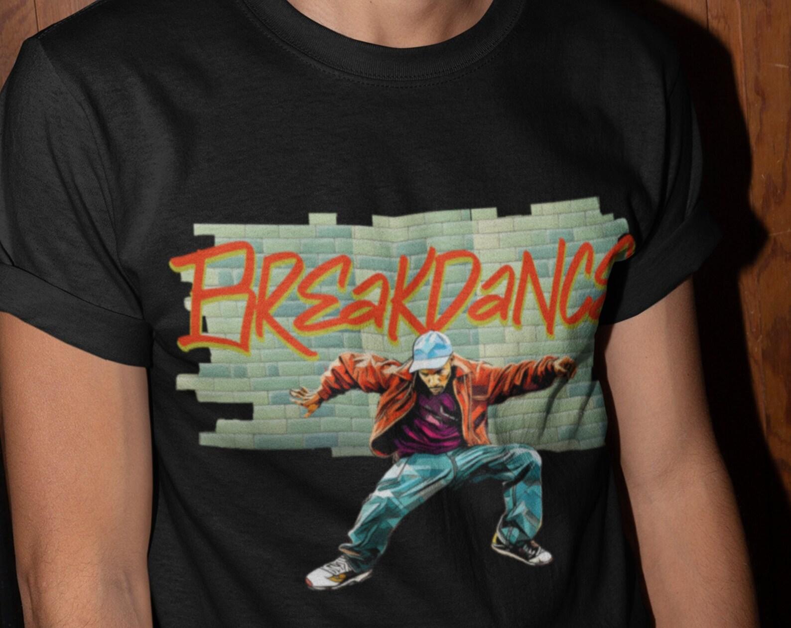 Breakdance T-Shirt: Graffiti Hip Hop Dancer Tee 3XL