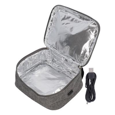 Large Capacity Heated Thermal Bag Waterproof Portable Oven USB Heating Lunch Box Office Use