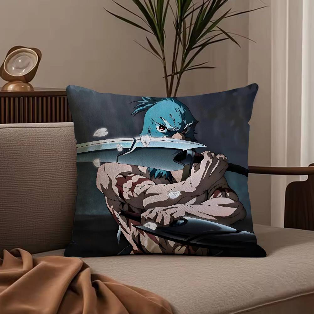 Anime S-Shangri-La Frontier Pillow Case Anti-dustmite Pillowcase Invisible zipper silky short plush Sofa cushion cover 30cmx30cm