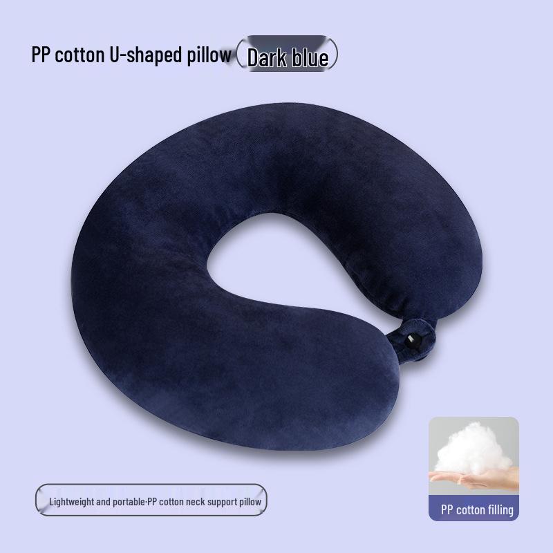 U-Shaped Foam Neck Pillow for Travel, Office Naps, and Car Support