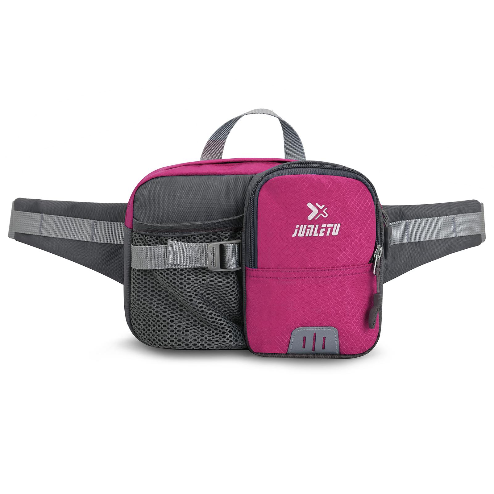 

Поясная сумка для занятий спортом на открытом воздухе с держателем для бутылки с водой, поясная сумка, поясная сумка для пеших прогулок, езды на велосипеде, бега розы красного