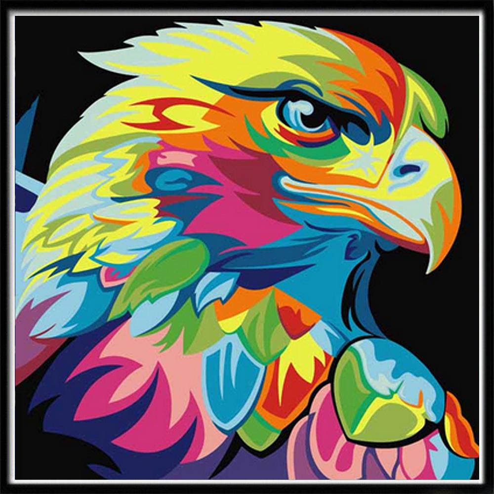 

5D Diy Алмазная картина с изображением животных, набор для вышивки крестом, украшение для дома, может быть по индивидуальному заказу, поделки, подарки ручной работы 20x20cm