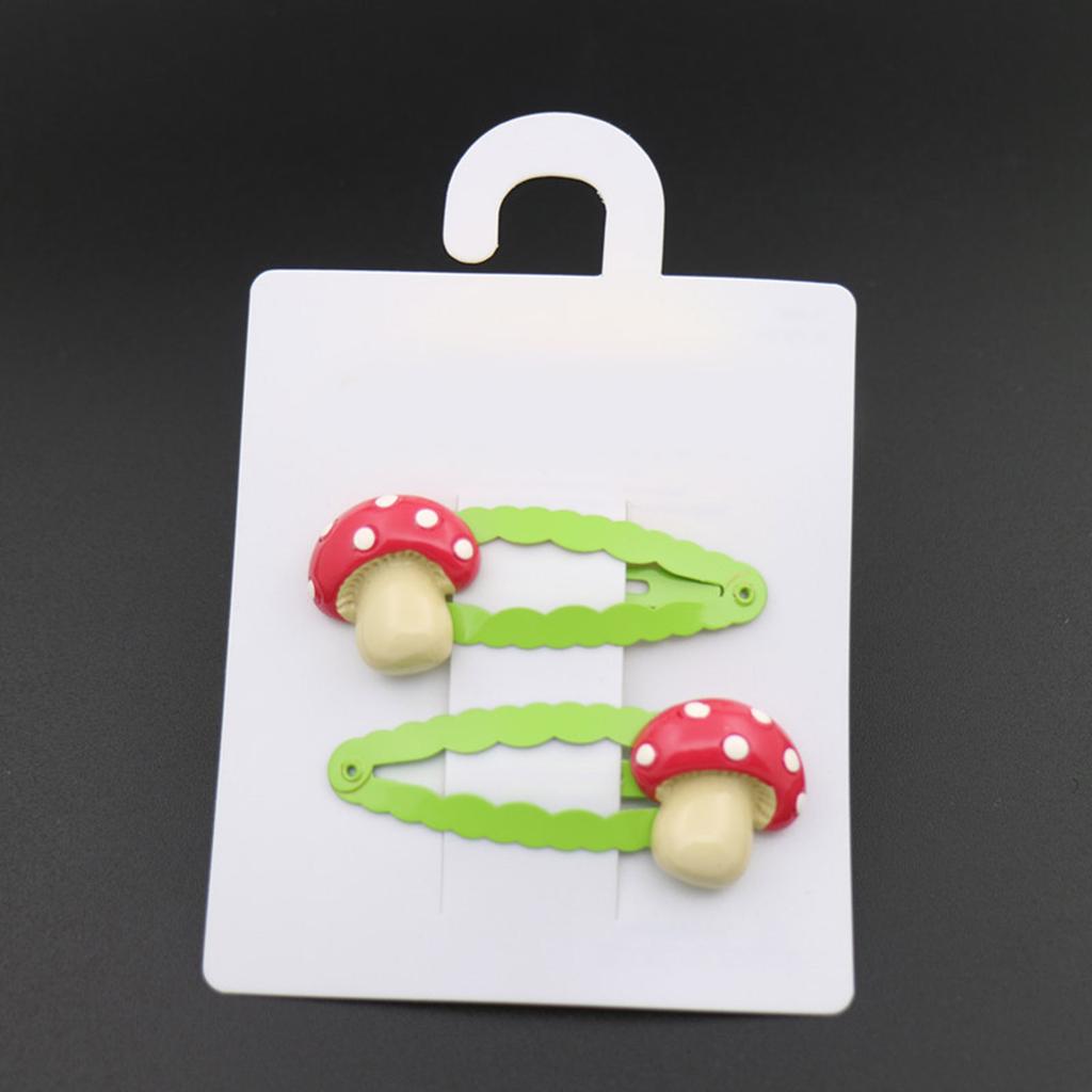 Girls Hair Clip Mushroom Women Kid Hairgrips Butterfly Headdress Barrettes Snail Shape Sweet 2000s Girls Hairpins