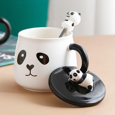 Creative Personality Panda Mug Ceramic Water Cup Milk Cup Coffee Cup Juice Cup