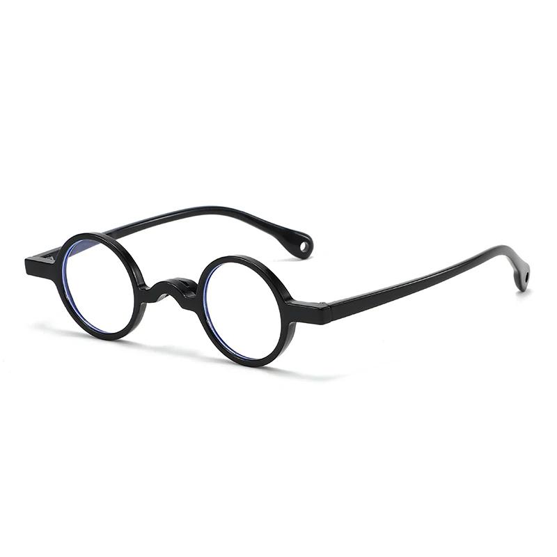 New Fashion Small Round Frame Women's Reading Glasses Retro Ultra Light Neutral HD Personalized Anti Blue Light Glasses