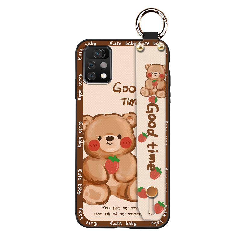 Wristband Back Cover Phone Case For UMIDIGI A11 Pro Max Waterproof Fashion Design Durable Phone Holder Soft case Lanyard