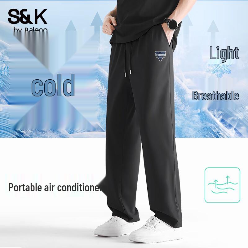Baleno S&K Men s Summer Cooling Casual Straight-Leg Pants 5XL