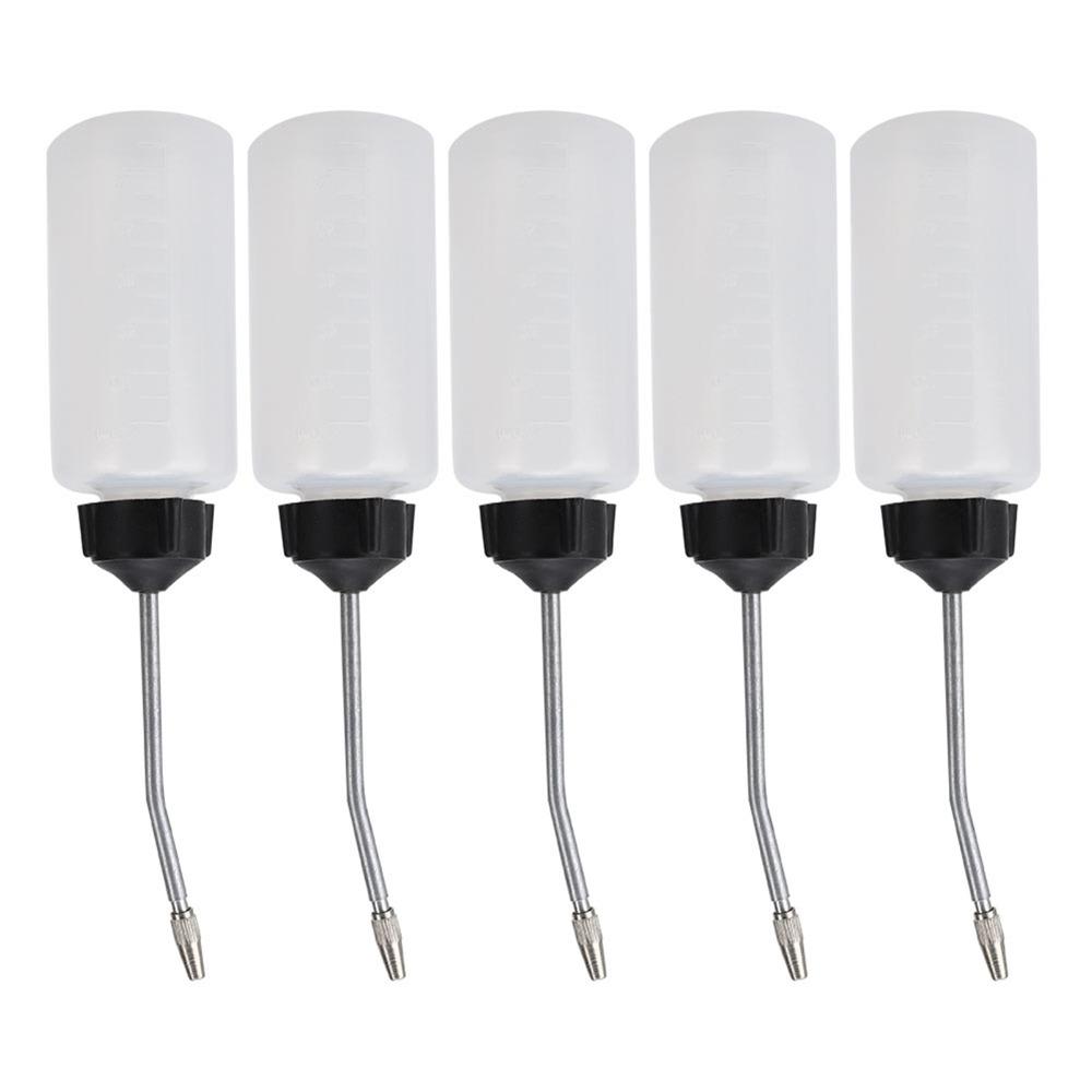 5pcs Long Tip Oil Dispenser Extended Spout Oil Bottle Sewing Machine Oiler  Industrial Lubrication