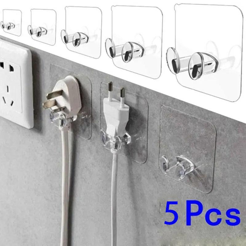 

5/10/20 шт., крючок, вилка, кронштейн, аккуратная подвесная стойка, настенный крючок из ПВХ, сильная адгезия, бесшовный, прозрачный, водонепроницаемый, для кухни