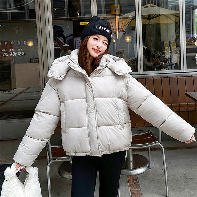 Export cabinet goods, women's Toray velvet short cotton clothes, removable caps, full cotton supply to physical suppliers
