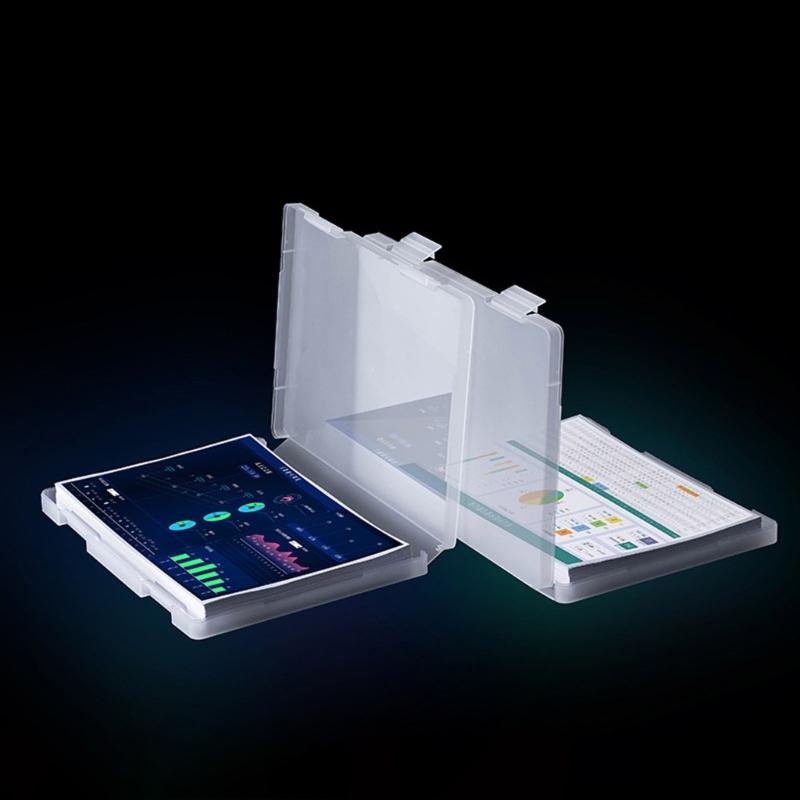 Portable A4 File Box Office Document Storage for Case Portable Project for Case A4 Paper Organizer for Office Travel 12.