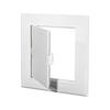 Access Panel Inspection Hole ABS Access Door Universal Plastic Push Type Inspection Port Wall Ceiling White Hatches Cover