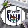 West Brom,Round Area Rug,Carpet Rug for Living Room Bedroom Sofa Playroom Decor,Non-slip Floor Mat