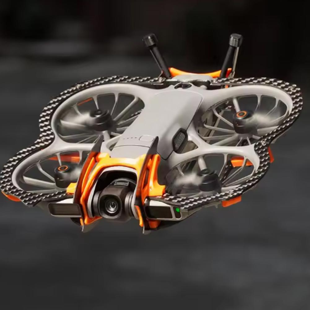 Carbon Fiber 360° Full Body Protection Armor For DJI Neo 2 Drone High Strength Bumper Protector Accessory Kit