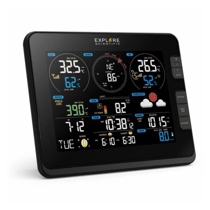 Station météo Wifi Advance Pro 7 en 1 - EXPLORE SCIENTIFIC